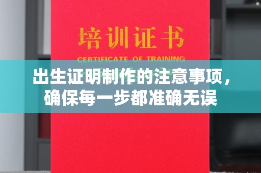 西屯出生证明制作的注意事项，确保每一步都准确无误