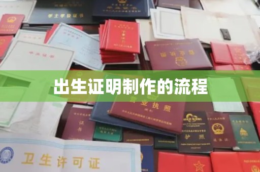 巢湖出生证明制作的流程
